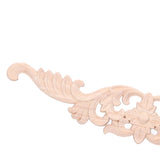 Wood Carved Applique Corner Frame Applique Eco Friendly Cabinet Furniture Decoration for Household - Extra Image