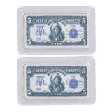 2Pcs Commemorative Coins Coin Collection 5 US Dollars Patter Fine Workmanship Commemorative Coin