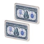 2Pcs Commemorative Coins Coin Collection 5 US Dollars Patter Fine Workmanship Commemorative Coin