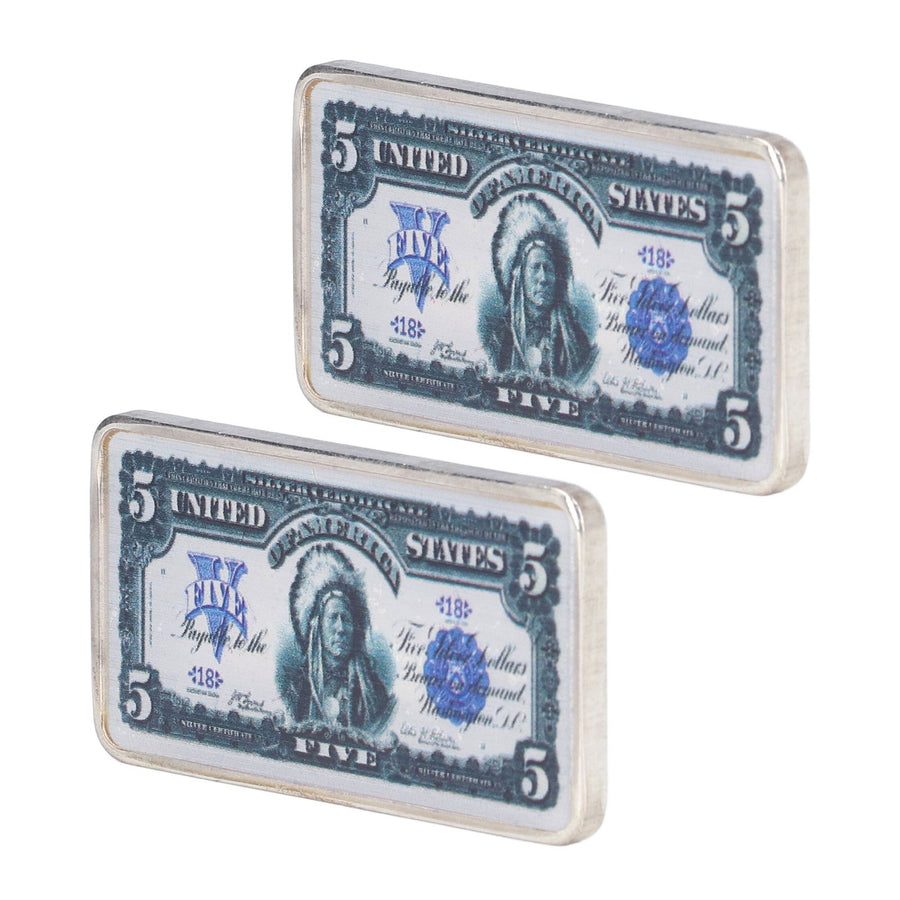 2Pcs Commemorative Coins Coin Collection 5 US Dollars Patter Fine Workmanship Commemorative Coin