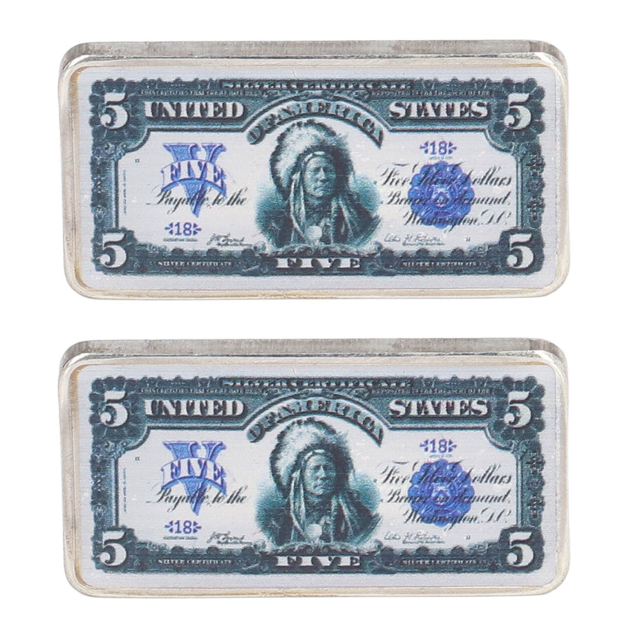 2Pcs Commemorative Coins Coin Collection 5 US Dollars Patter Fine Workmanship Commemorative Coin
