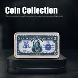 2Pcs Commemorative Coins Coin Collection 5 US Dollars Patter Fine Workmanship Commemorative Coin