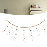 Wooden Beads Photo Display Multi Purpose Simple Design Anti Friction Hanging Photo Display with Wood Bead for DIY Decor