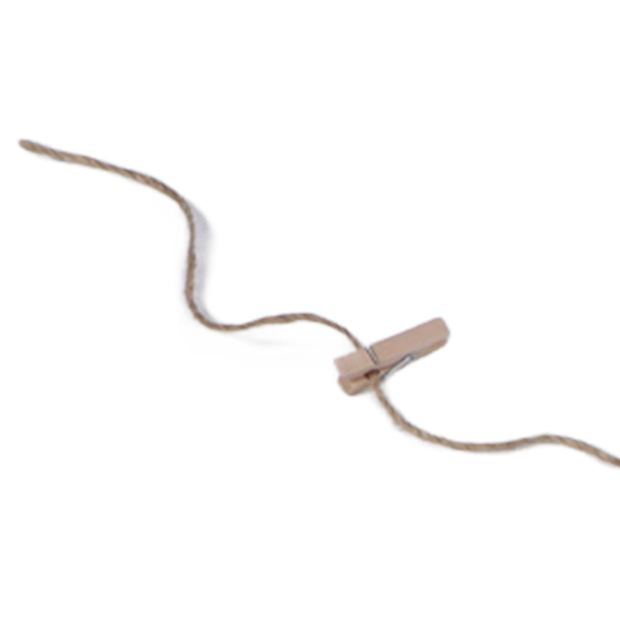 Wooden Beads Photo Display Multi Purpose Simple Design Anti Friction Hanging Photo Display with Wood Bead for DIY Decor