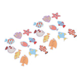 2 Sets Nonslip Bathtub Stickers Matte Colorful Fish Self Adhesive Waterproof Mouldproof Safe for Baby Shower