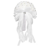 Holding Flower Simulation Design Environmentally Friendly Odorless Romantic Artificial Bouquet for Weddings Parties - Side View