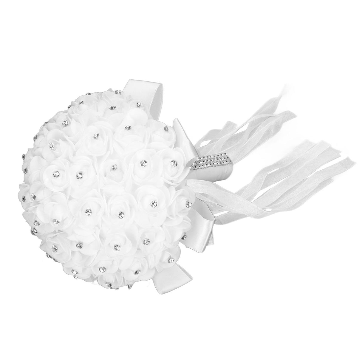 Holding Flower Simulation Design Environmentally Friendly Odorless Romantic Artificial Bouquet for Weddings Parties
