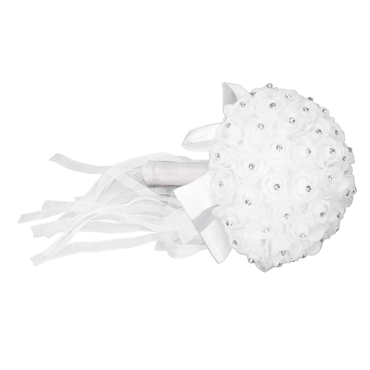 Holding Flower Simulation Design Environmentally Friendly Odorless Romantic Artificial Bouquet for Weddings Parties