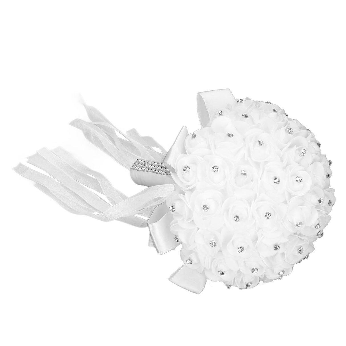 Holding Flower Simulation Design Environmentally Friendly Odorless Romantic Artificial Bouquet for Weddings Parties