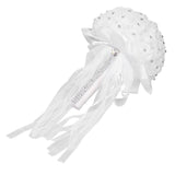 Holding Flower Simulation Design Environmentally Friendly Odorless Romantic Artificial Bouquet for Weddings Parties - Low Angle