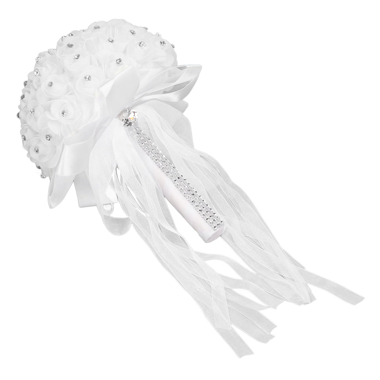 Holding Flower Simulation Design Environmentally Friendly Odorless Romantic Artificial Bouquet for Weddings Parties