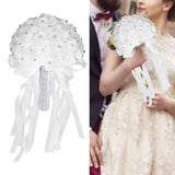 Holding Flower Simulation Design Environmentally Friendly Odorless Romantic Artificial Bouquet for Weddings Parties