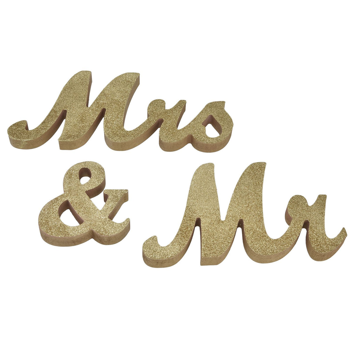 Mr Mrs Sign Wedding Table Decorations English Letter Ornament Props for Festival Anniversary PartyGold