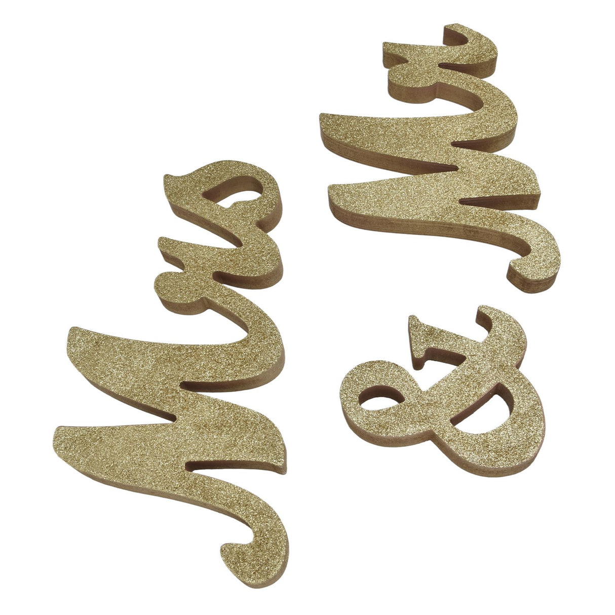 Mr Mrs Sign Wedding Table Decorations English Letter Ornament Props for Festival Anniversary PartyGold