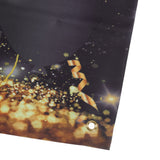 Happy 18th Birthday Backdrop Black Gold 180x99cm Reusable Happy Birthday Decorations with 4 Grommets