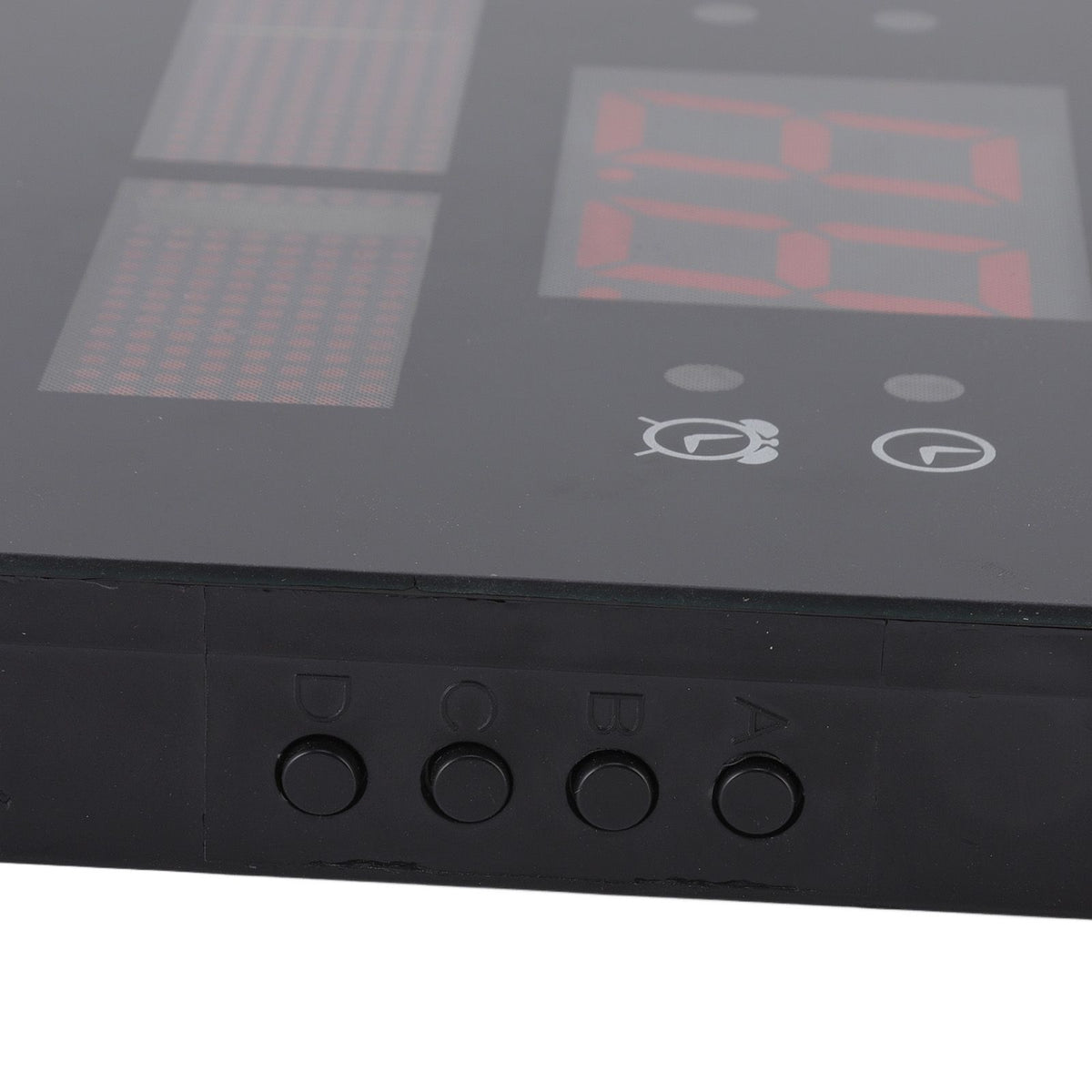 LED Wall Clock Decorative Black Frame Elegant Style Hanging Holes Digital Display Electric Desk Clock 100 to 240V AU Plug