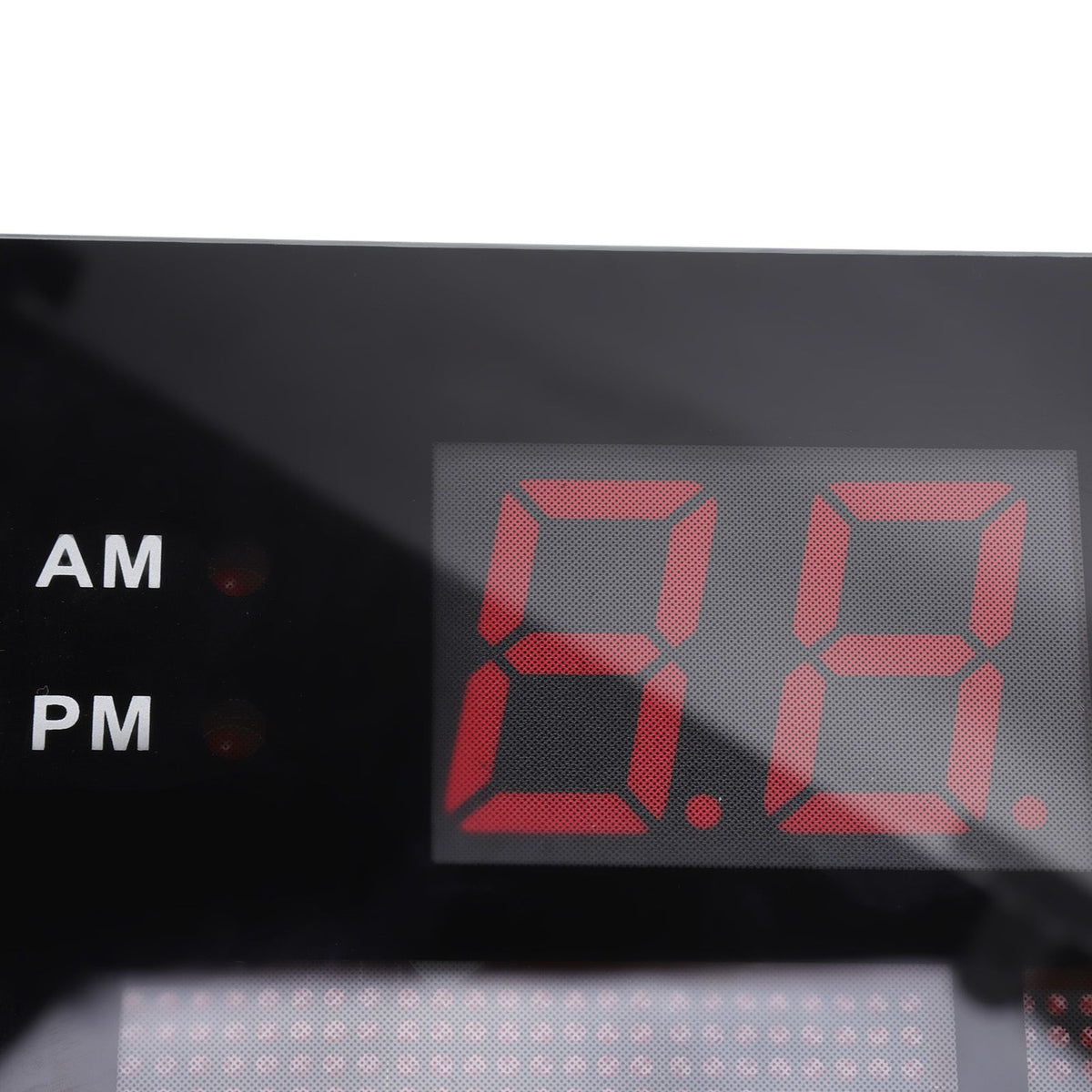 LED Wall Clock Decorative Black Frame Elegant Style Hanging Holes Digital Display Electric Desk Clock 100 to 240V AU Plug