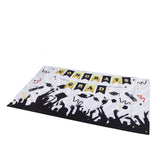 Graduation Banner Approx 71x38in Durable Polyester Fabric Fadeless Color 4 Eyelets Congrats Grad Banner for Graduation 005