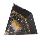Orgone Pyramid Crystal Chakra Pyramid Promotes Psychological Growth for Living Room Bedroom Office