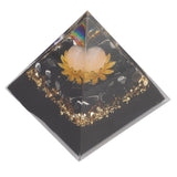 Orgone Pyramid Crystal Chakra Pyramid Promotes Psychological Growth for Living Room Bedroom Office