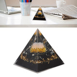 Orgone Pyramid Crystal Chakra Pyramid Promotes Psychological Growth for Living Room Bedroom Office - Extra Image