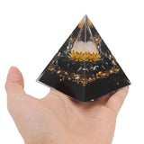 Orgone Pyramid Crystal Chakra Pyramid Promotes Psychological Growth for Living Room Bedroom Office
