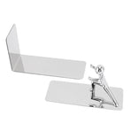 Metal Bookends Kung Fu Man Design Durable Rustproof Metal High Stability Book Ends for Home Office Library