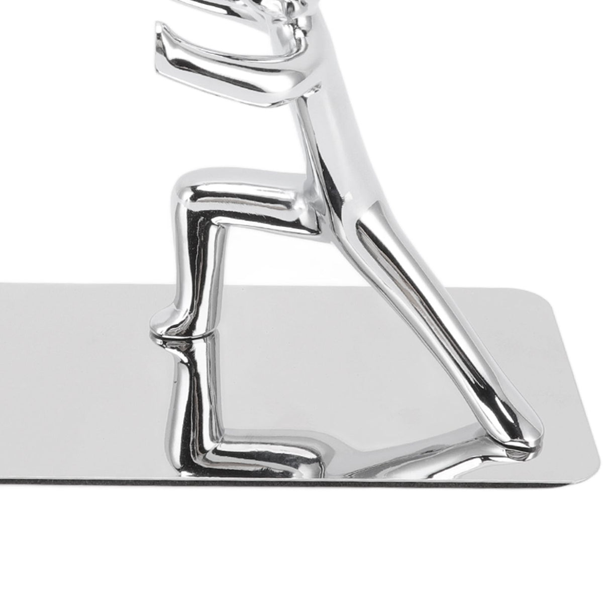 Metal Bookends Kung Fu Man Design Durable Rustproof Metal High Stability Book Ends for Home Office Library