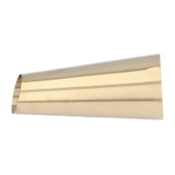 Gold Vase 304 Stainless Steel Conic Shape Narrow Mouth Simple Modern Style Desk Vase for Home Office Dormitory - Extra Image