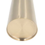Gold Vase 304 Stainless Steel Conic Shape Narrow Mouth Simple Modern Style Desk Vase for Home Office Dormitory