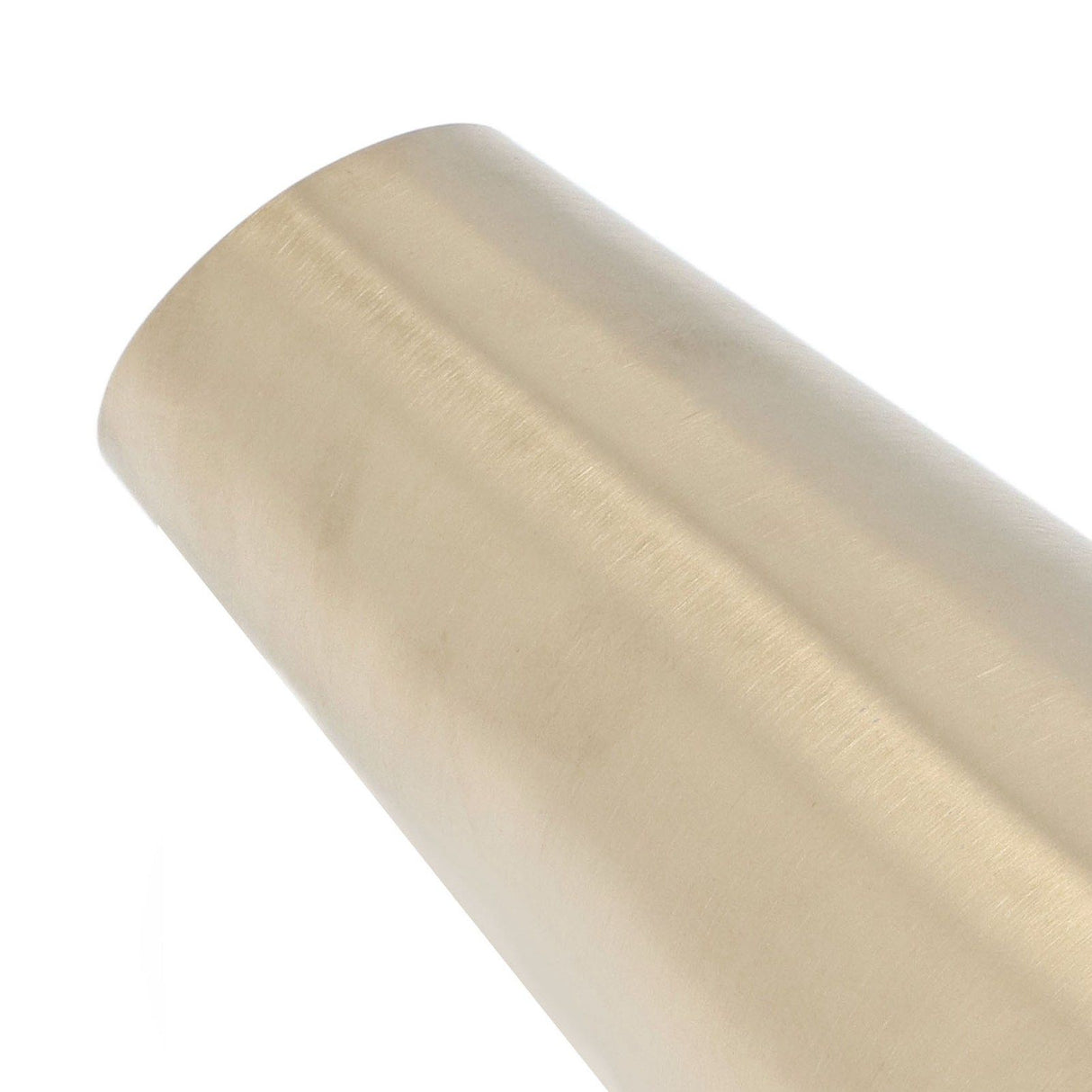 Gold Vase 304 Stainless Steel Conic Shape Narrow Mouth Simple Modern Style Desk Vase for Home Office Dormitory