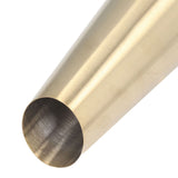 Gold Vase 304 Stainless Steel Conic Shape Narrow Mouth Simple Modern Style Desk Vase for Home Office Dormitory