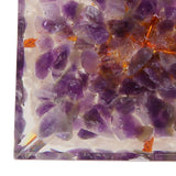 Pyramid Epoxy Ornament Good Durability Exquisite Workmanship Gravel Pyramid Power Stone for Living Room Bedroom Office