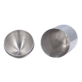 Cotton Swab Holders 304 Stainless Steel Light Luxury Dustproof Cotton Swab Canisters with Lid for Home Bathroom
