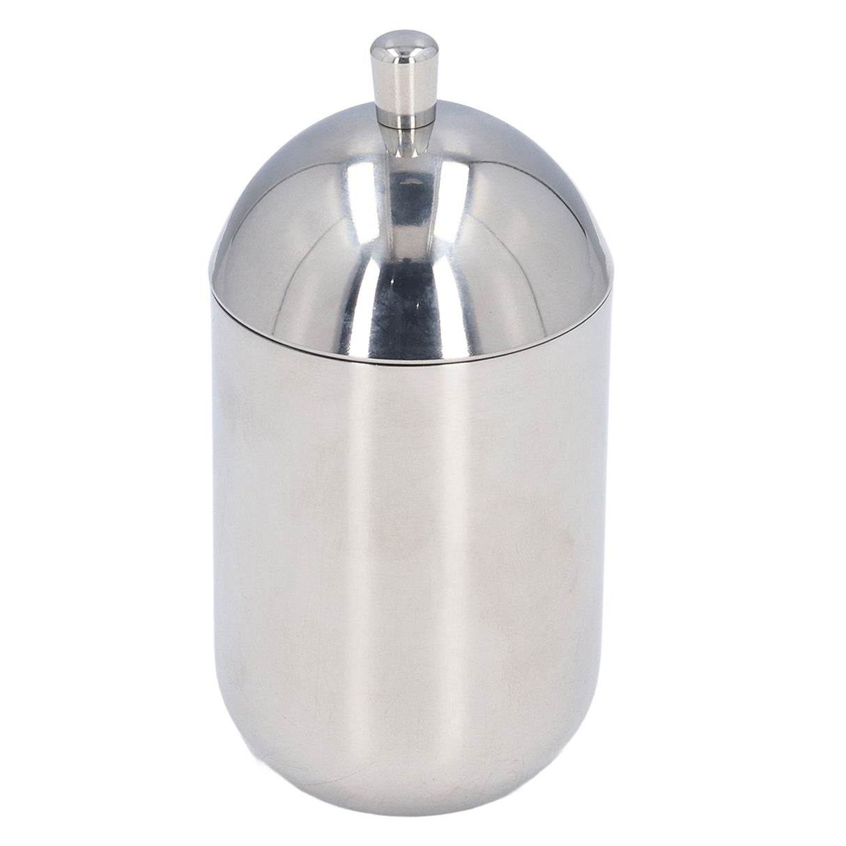 Cotton Swab Holders 304 Stainless Steel Light Luxury Dustproof Cotton Swab Canisters with Lid for Home Bathroom