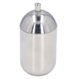 Cotton Swab Holders 304 Stainless Steel Light Luxury Dustproof Cotton Swab Canisters with Lid for Home Bathroom