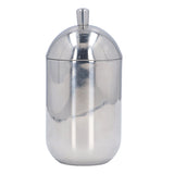 Cotton Swab Holders 304 Stainless Steel Light Luxury Dustproof Cotton Swab Canisters with Lid for Home Bathroom