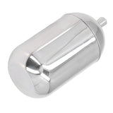 Cotton Swab Holders 304 Stainless Steel Light Luxury Dustproof Cotton Swab Canisters with Lid for Home Bathroom - Rear View