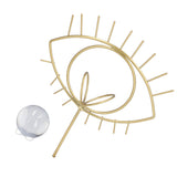 Nordic Wisdom Eye Crystal Ball Decoration Iron Crafts Office Desktop Decoration Home Living Room Cabinet Metal Ornament