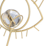 Nordic Wisdom Eye Crystal Ball Decoration Iron Crafts Office Desktop Decoration Home Living Room Cabinet Metal Ornament