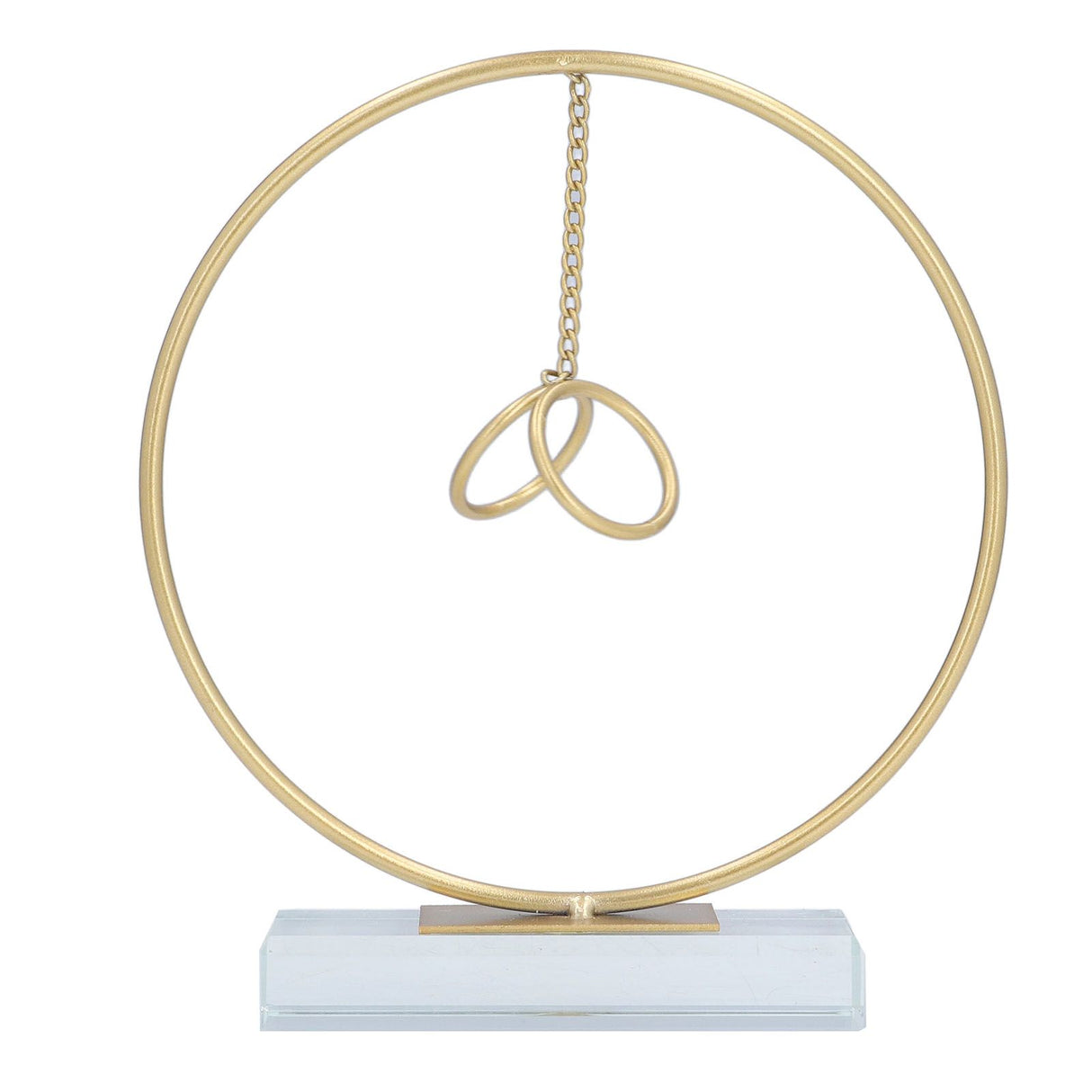 Crystal Ball Ornament Modern Simple Abstract Style Add Vitality Safe Durable Widely Used Fortune Teller Crystal Ball