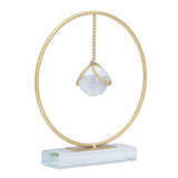 Crystal Ball Ornament Modern Simple Abstract Style Add Vitality Safe Durable Widely Used Fortune Teller Crystal Ball