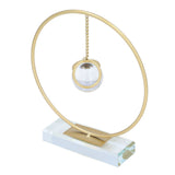 Crystal Ball Ornament Modern Simple Abstract Style Add Vitality Safe Durable Widely Used Fortune Teller Crystal Ball