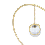 Crystal Ball Ornament Modern Simple Abstract Style Add Vitality Safe Durable Widely Used Fortune Teller Crystal Ball