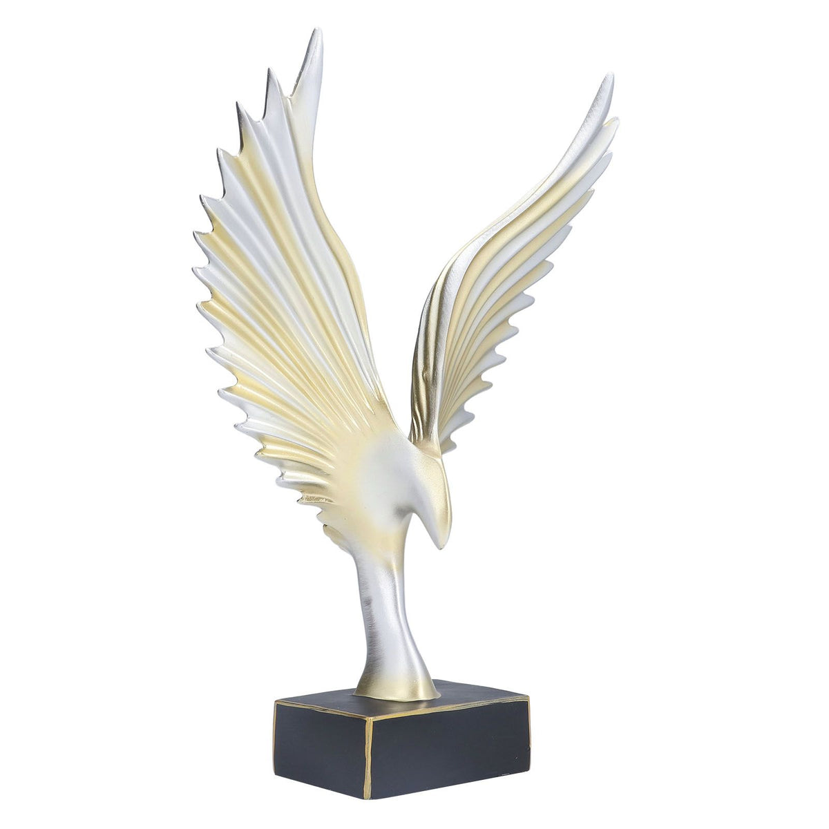 Nordic Wing Statue Resin Sculpture Statue Ornaments Modern Living Room Decoration Desktop Abstract Crafts Champagne Gold