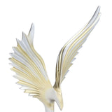 Nordic Wing Statue Resin Sculpture Statue Ornaments Modern Living Room Decoration Desktop Abstract Crafts Champagne Gold - Extra Image