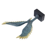 Nordic Wing Statue Resin Sculpture Statue Ornaments Modern Living Room Decoration Desktop Abstract Crafts Champagne Blue