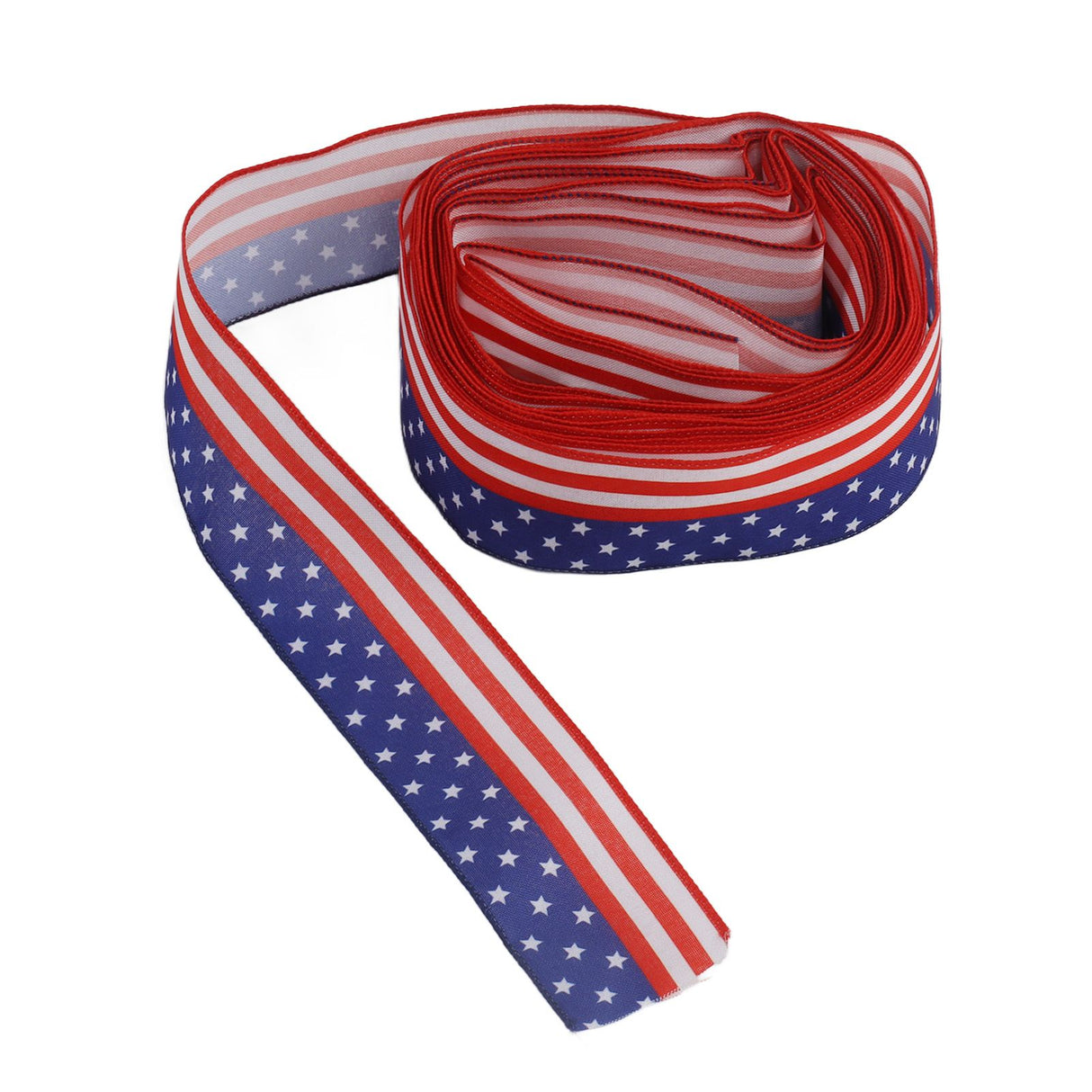 Patriotic Ribbon 6.5cm Width 10m Length 4th of July Independence Day for Decoration
