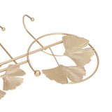 Wall Coat Rack Ginkgo Leaf Design Simple Elegant Style Wide Application Wall Mounted Coat Rack for Clothes Hat Keys - Extra Image