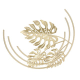 Iron Wall Sculptures Gold Metal Leaf Wall Decor for Living Room Bedroom Office Home A